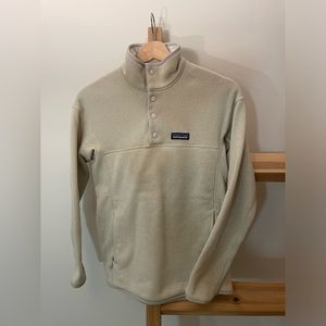 Patagonia ~ Women’s Sweater ~ 1/4 Button Up ~ Size XS ~ Cream